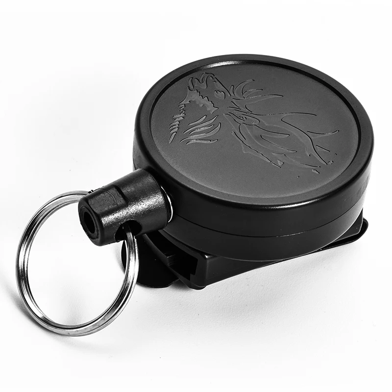 

Карбоновый военный Плетеный веревочный брелок 60 см, спортивный выдвижной брелок для ключей с защитой от потери