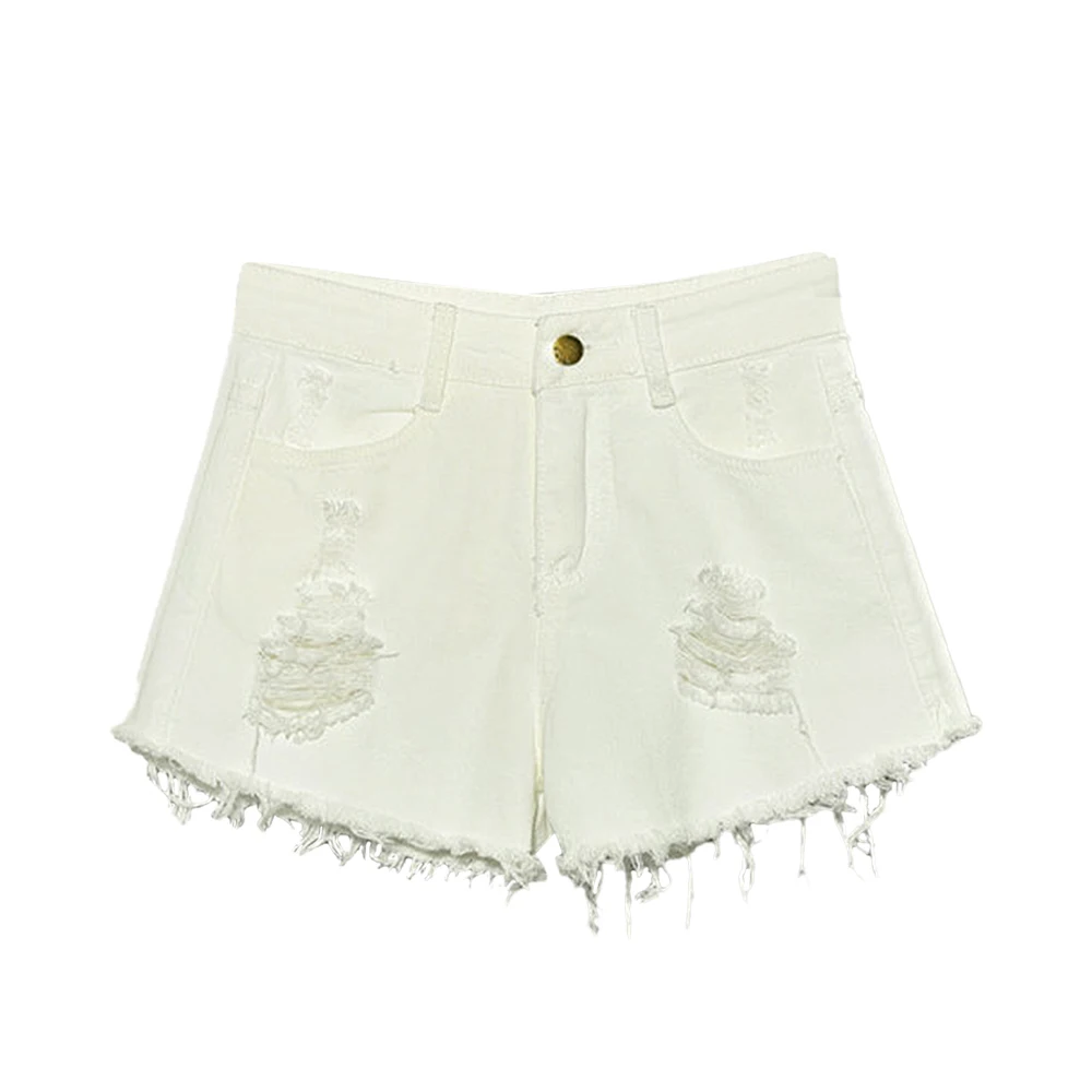 Винтажные потертые джинсовые шорты сексуальные рваные с дырками короткие брюки