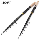 Высококачественное карбоновое спиннинговое кастинговое удилище JOF приманка для путешествий-телескопическая рыболовная удочка форель вес приманки 10-60 г карпа деревянная ручка