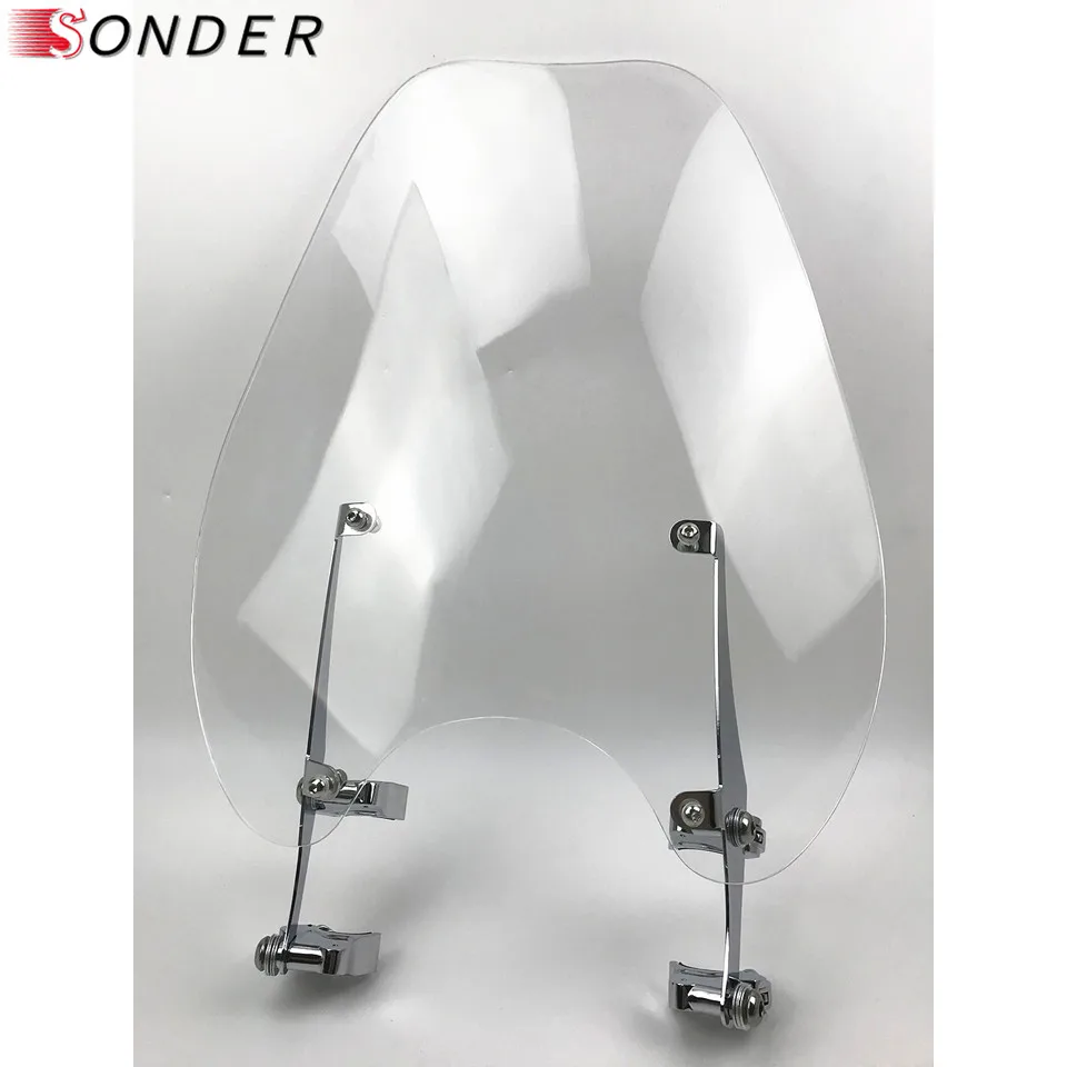 Лобовое стекло для мотоцикла Harley X48 XL883 XL 883 86-10 1200 1200N C R L 88-11 500 Street 750 72 Sportster windshiel -