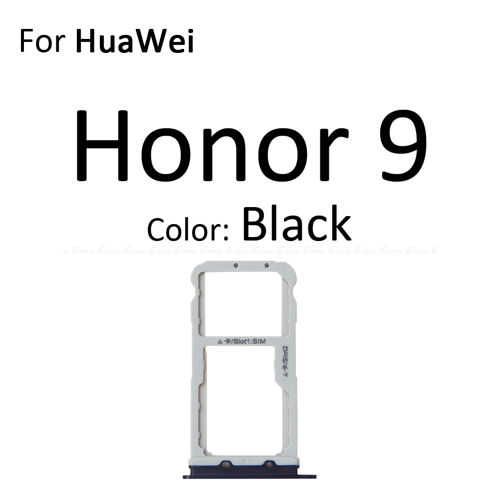 Сим-карты слот, разъем для лотка для устройства чтения sd-карт для Huawei Honor 9 Lite 9i Micro SD Держатель для карт с разъемом контейнер Запчасти для авто