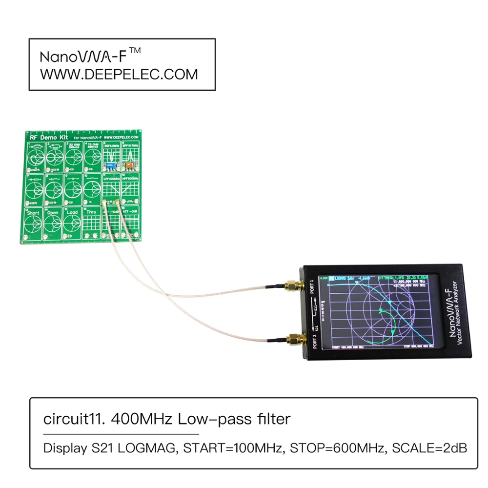 Фото Анализатор VHF/UHF NanoVNA-F с диапазоном до 1 5 ГГц Анализатор VHF/UHF NanoVNA-F с диапазоном до 1 5 ГГц
