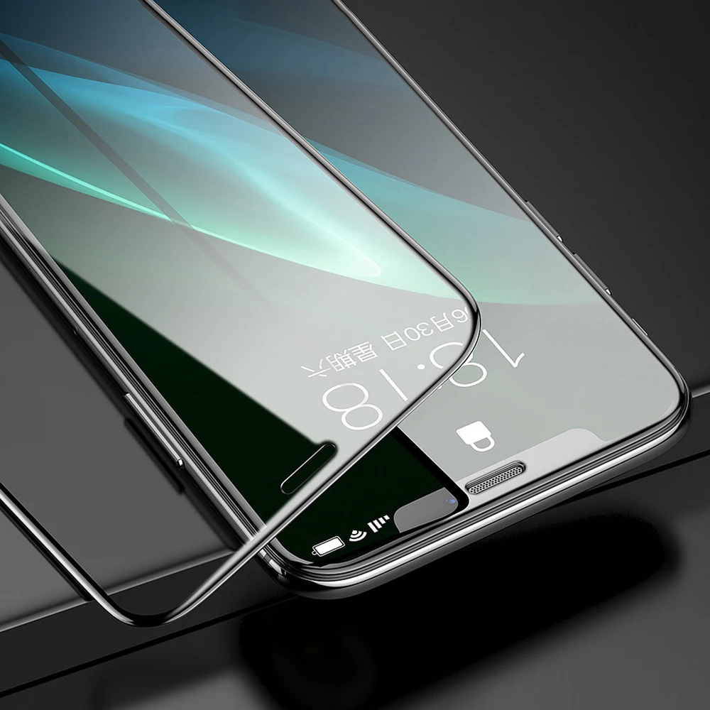 Защитное закаленное стекло 9D для iphone X 7 6 8 6S plus XS XR Max | Мобильные телефоны и