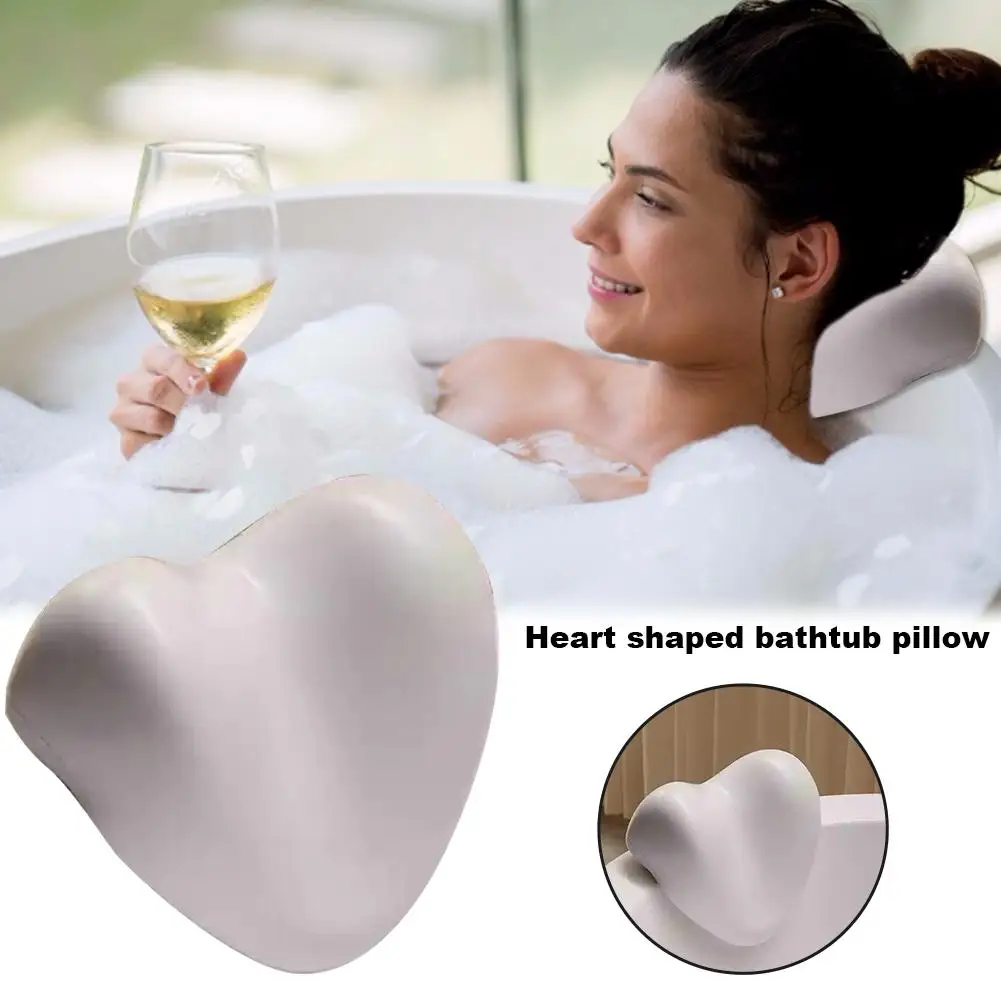 Подушка для ванны спа нескользящий подголовник мягкие водонепроницаемые