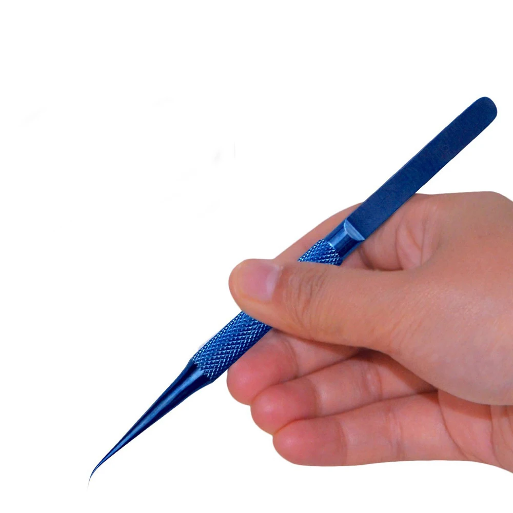 Прецизионный Пинцет для предотвращения оставления отпечатков пальцев с краями 0