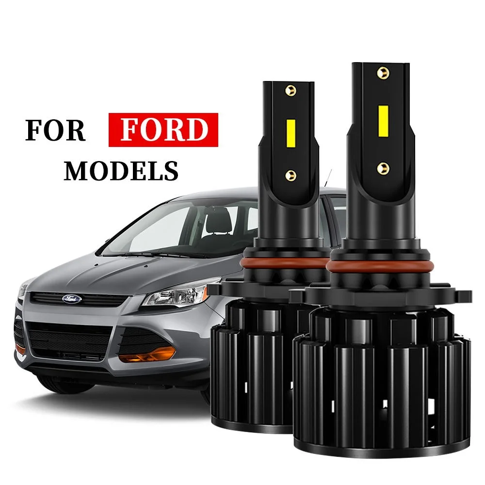 

For ford focus mondeo kuga fiesta ecosport Mustang transit High Beam Low Beam Headlight Bulbs Led Fog Light H1 H7 H11 H4 9004