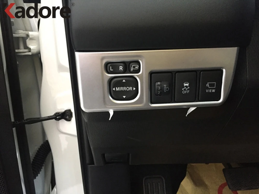 Для Toyota RAV4 2016 2017 ABS матовая головка выключатель света управления накладка