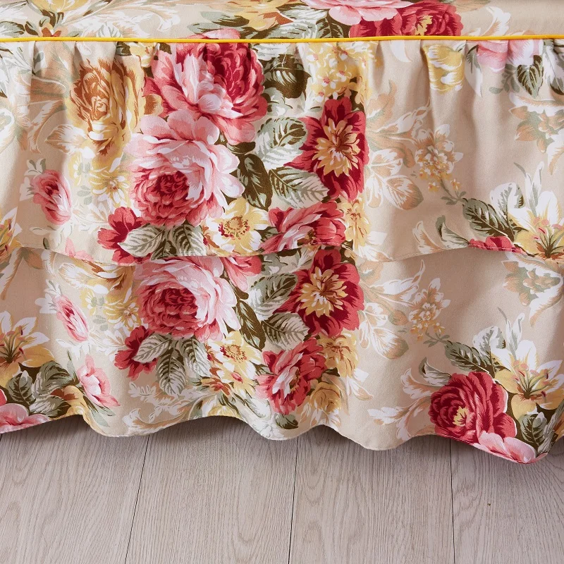 36 Rufflers Корейская кровать юбка матрас покрывало Комплект постельного белья