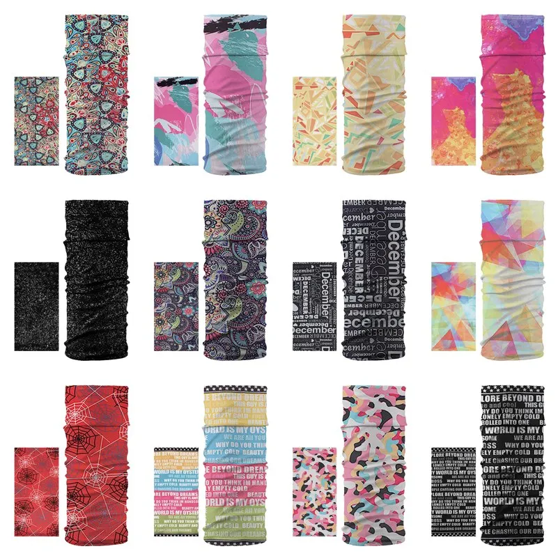 

Outdoor Sports Hiking Scarves Tube Camping Cycling Bandana Headband Activities Riding Headwear Men Women Magic Scarf Neck Warmer