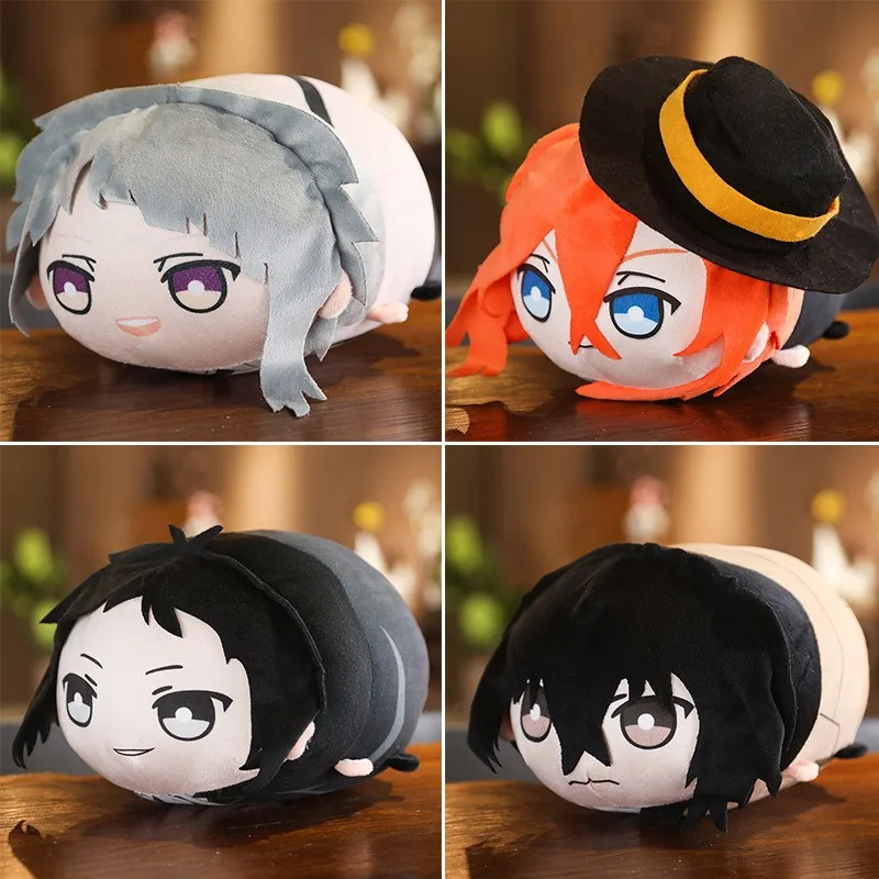 

Anime Bungou Stray Dogs Dazai Atsushi Chuuya Ryunosuke Cosplay Cute Plush Dango Mascot Dolls Toy Throw Pillow Puppet Xmas Gift