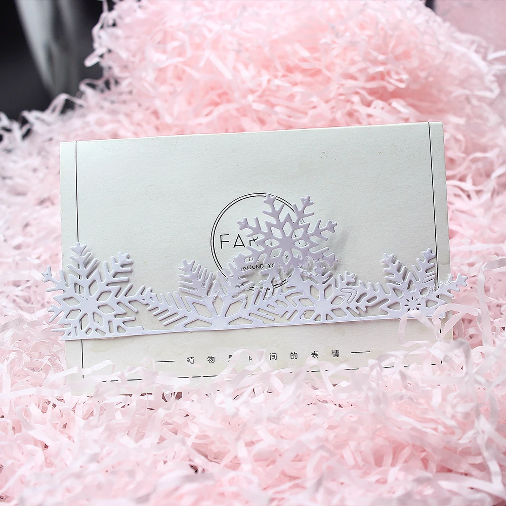 Металлические Вырубные штампы в виде снежинок 3D искусство рельефное тиснение