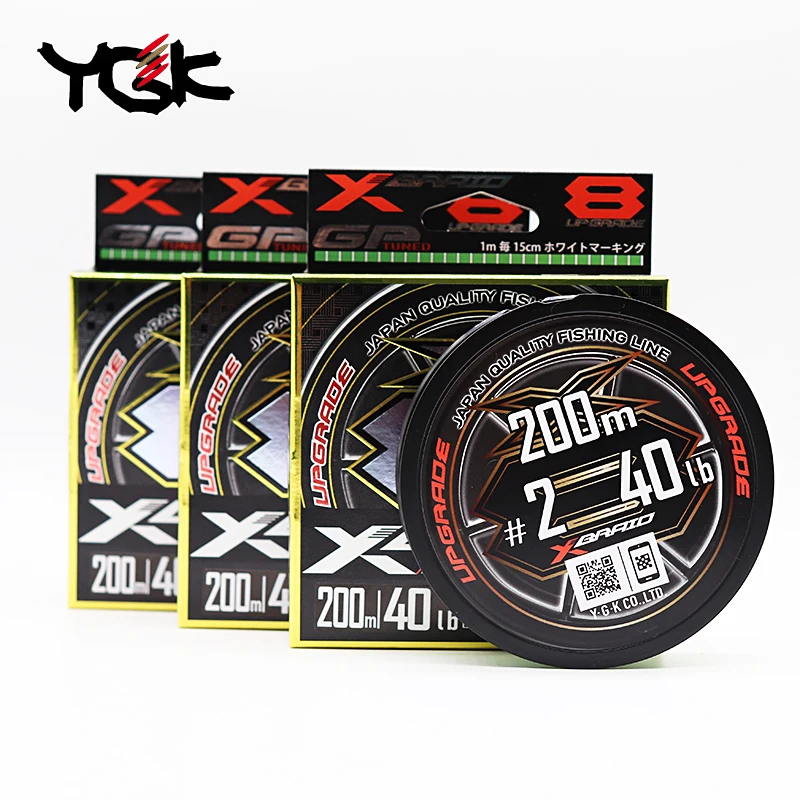 

FCline FREE YGK XBRAID X8 Upgrade Braid Fishing Line Super Strong 8 Strands Multifilament PE line 150M 200M Japan 14LB 16LB 22LB