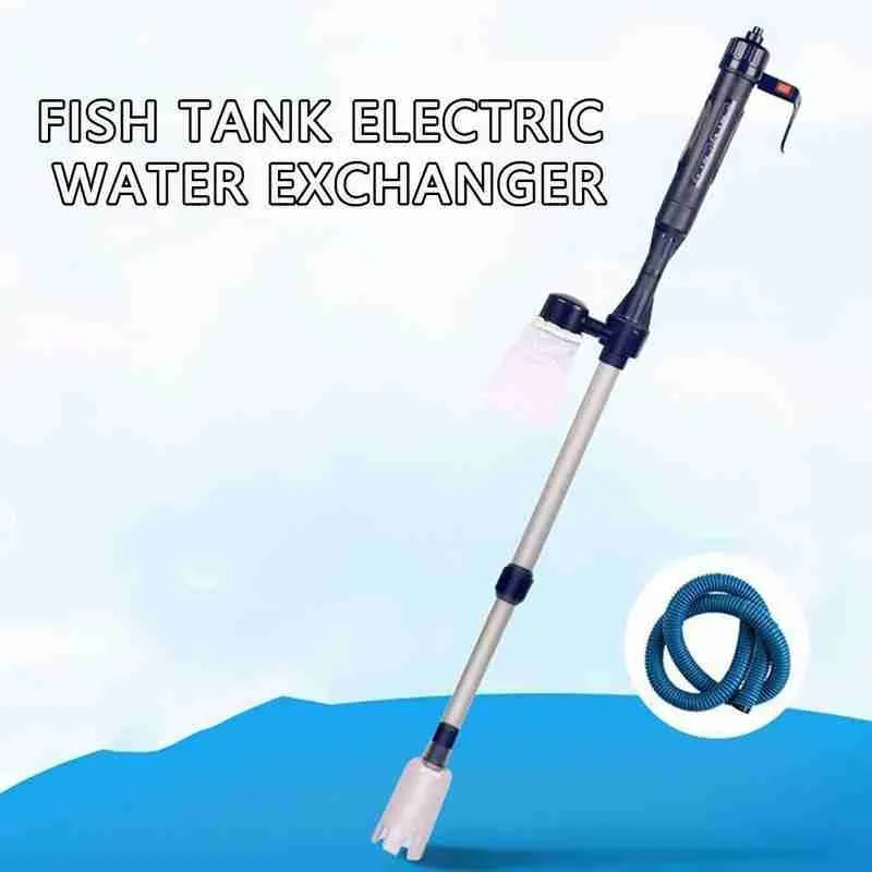 

Aquarium Fish Tank Cleaner Pump Set Pump Cleaning Tools Change Cleaner Changer Water Water Gravel Siphon Electric Aquarium U7P1
