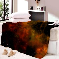 throw night sky with stars romantic space themed image dotted background constellation warm microfiber blanket