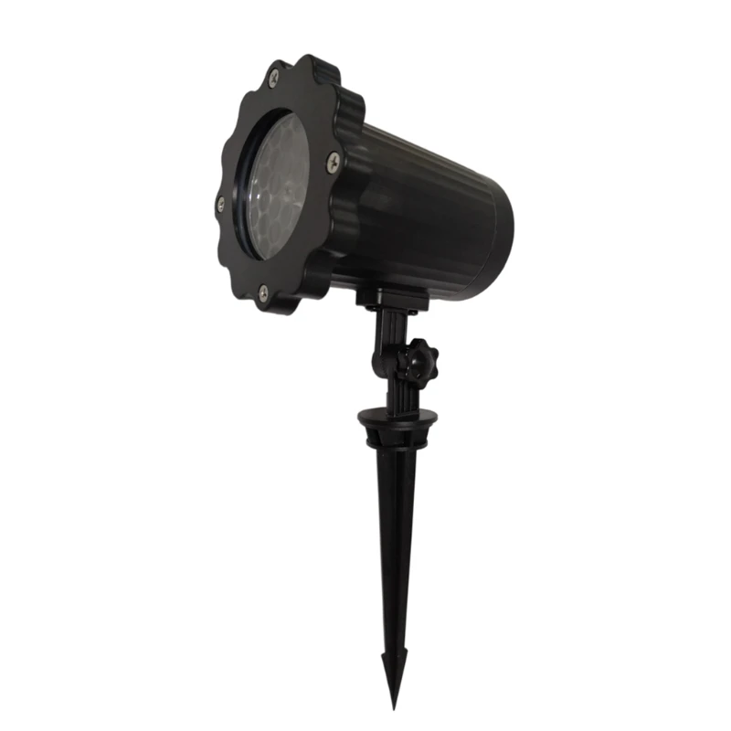 

Christmas Snowflake -Laser Light Snowfall Projector Moving Snow Garden Projector R9CB