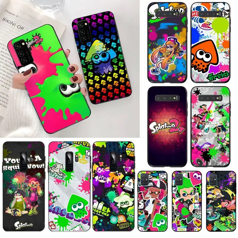 Красочный Wall art мультфильм Splatoon 2 Чехлы для мобильного телефона из мягкого
