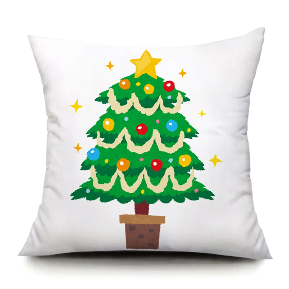 45*45 см Новогодние и рождественские декоративные наволочки для подушки