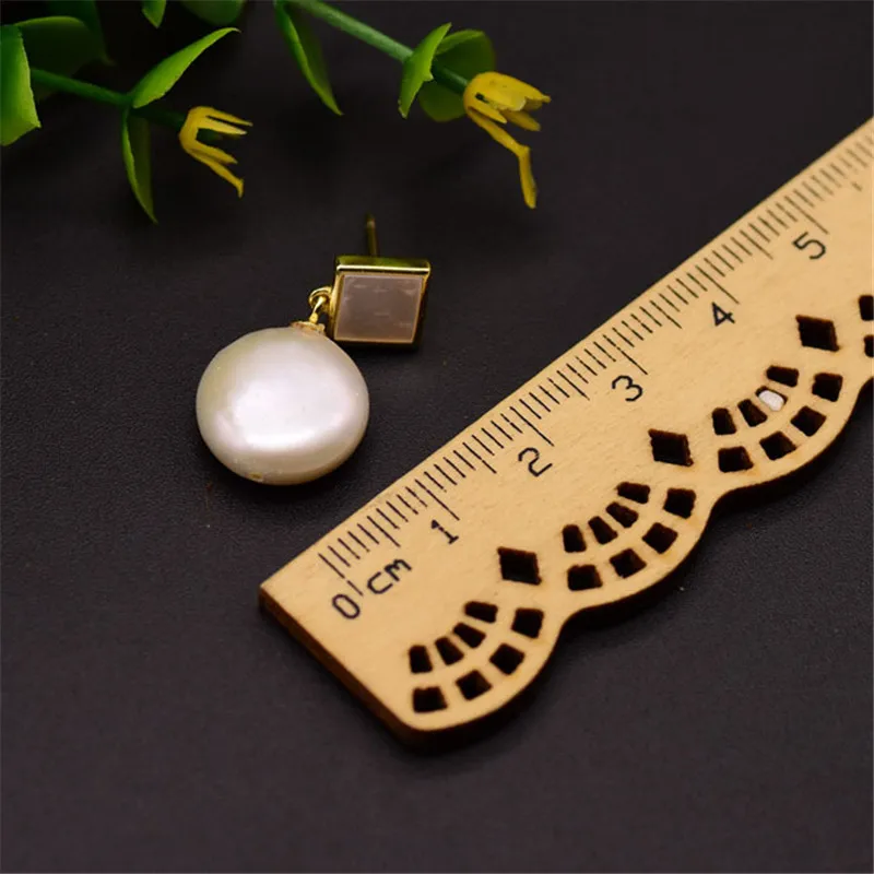 

Fashion Charm Drop Earrings For Women Natural Baroque White Pearl Simple Design Romantic Handmade Luxury Jewellery Accessories