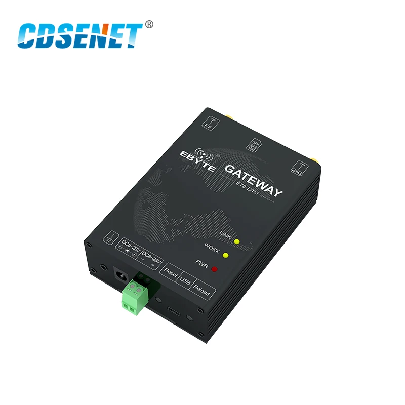 E70-DTU(433NW30-GPRS) 433MHz GPRS Networking Wireless Modem Coordinator Terminal 30dBm Long Range Transceiver