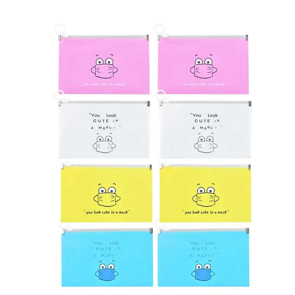 8 шт Портативный путешествия влагостойкий лицевая маска крышка контейнера чехол