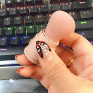 Выдвижные кисти для макияжа, кисть для пудры, основы, румян, кисть для лица, кисть кабуки, кисти для макияжа, косметические инструменты