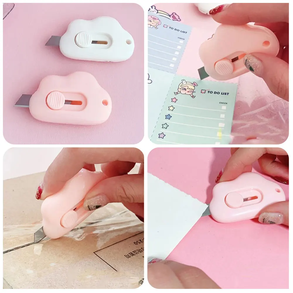 

Cute Mini Small Pocket Sized Craft Wrapping Box Paper Envelope Cutter Utility Knife Office Stationery Student Art Supplies