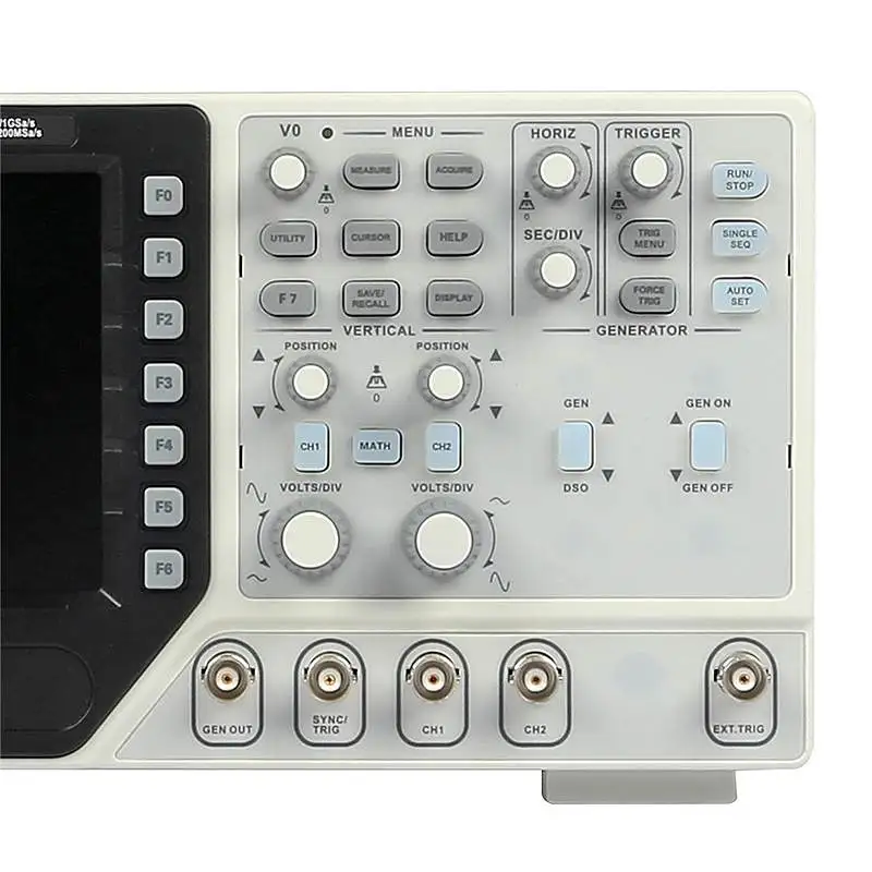 Цифровой мультиметр Hantek DSO4102C Осциллограф USB 100 МГц 2 канала 7 дюймов 64K цветной