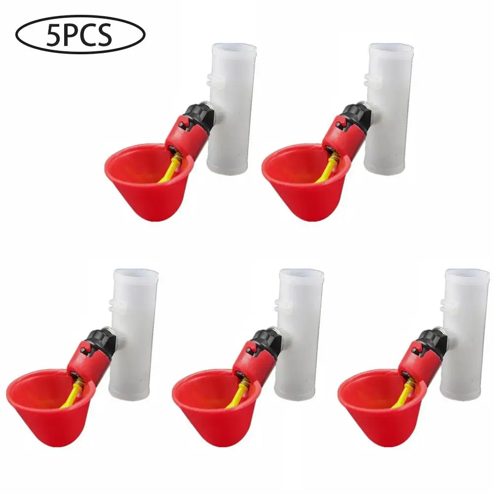 5 шт. автоматическая поилка для птицы с винтами|Кормление птиц| |