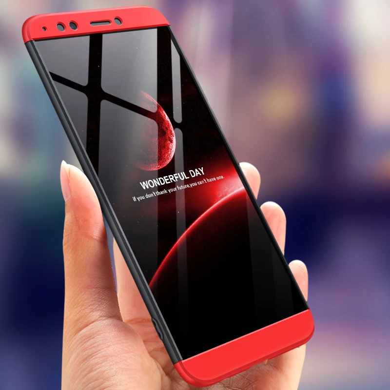 GKK для huawei Honor 7C 7X Защитная жесткая матовая поверхность из поликарбоната чехол 3в1