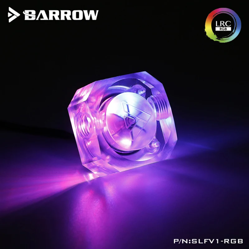 Barrow SLFV1 RGB акриловый расходомер воды LRC2.0(5 В 3 контакта) система освещения