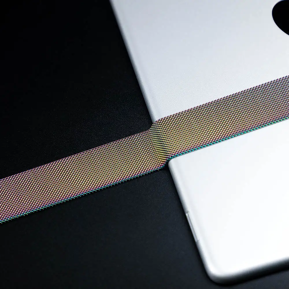 colorful Высококачественная Миланская петля для apple watch, ремешок для apple watch 4, 5, ремешок 44 мм, 40 мм, iwatch 3, 2, 1, 42 мм, 38 мм, лучший материал - Цвет ремешка: colorful