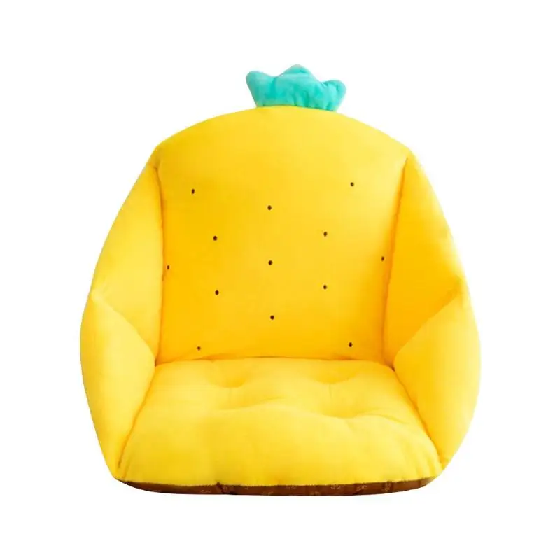 Yellow 45x45cm Дропшиппинг детские сидения диван Поддержка Подушка утолщенная мультфильм офисное кресло подушка сиденья автомобиля подушка для детей диван - Цвет: Yellow 45x45cm