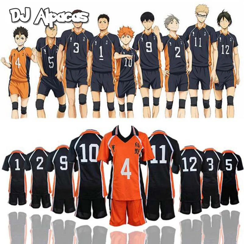Haikyuu Косплей Karasuno костюм старшей школы волейбольный клуб Хината шоё спортивная