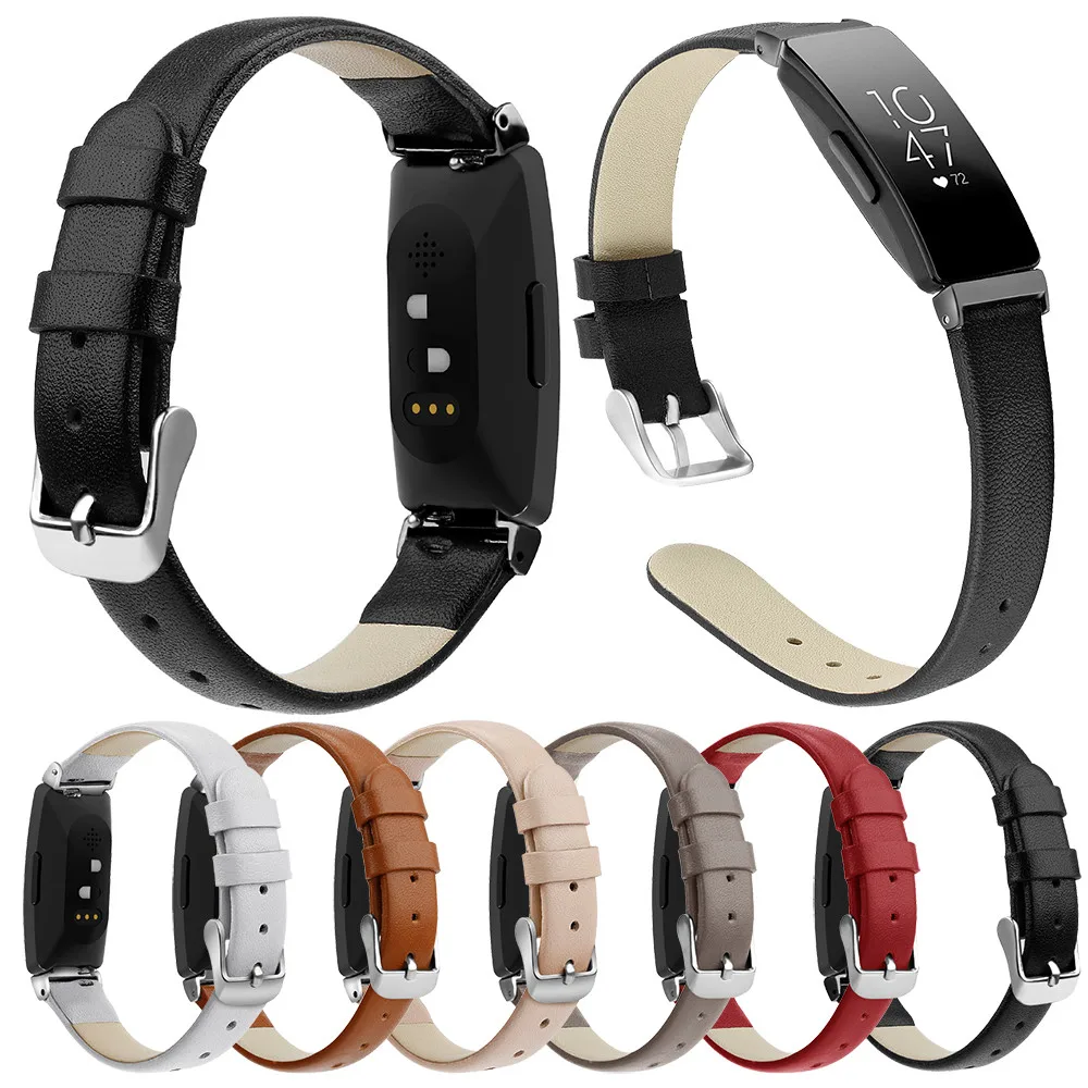 Essidi кожаный ремешок для Fitbit Inspire HR умный Браслет тонкий браслет пряжка-петля для Inspire HR части