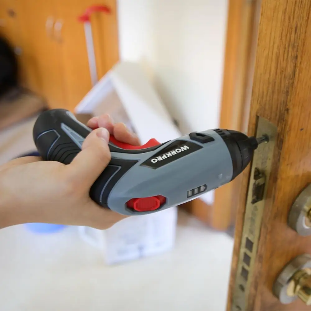 WORKPRO 3,6 V USB Беспроводная электрическая отвертка Бытовая перезаряжаемая литий-ионная отвертка
