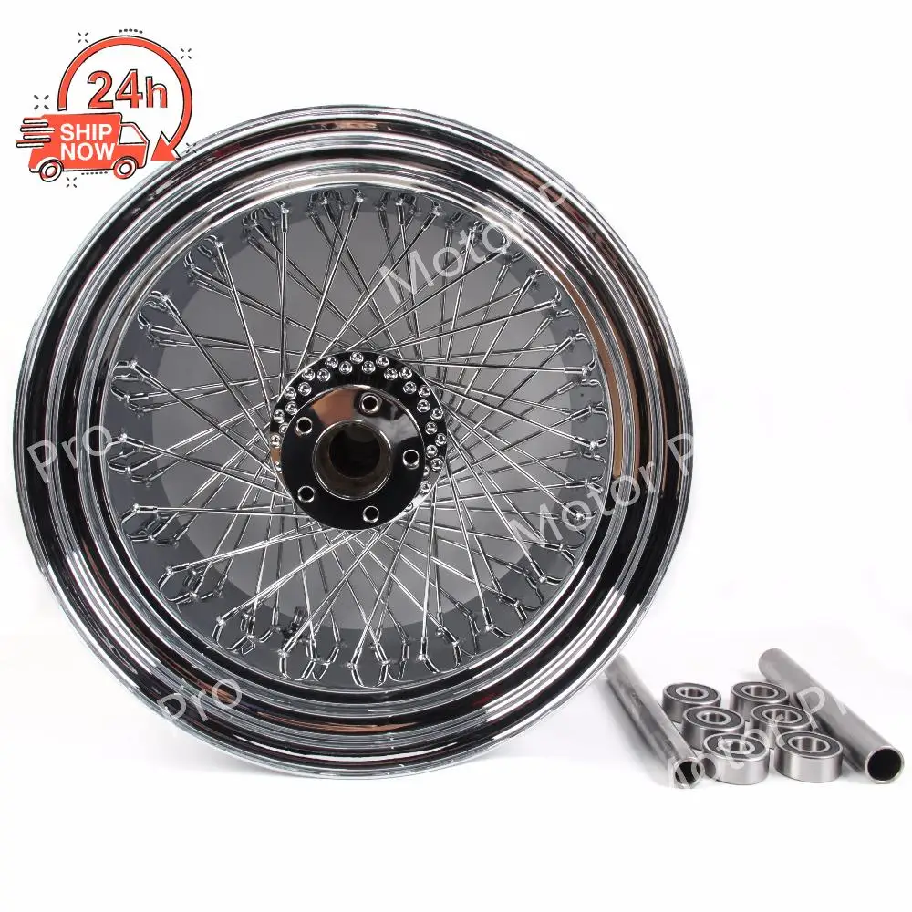 

1 PCS FOR Harley Davidson 18"x10.5" Stainless Steel Motorcycle Rear Wheel Rim Chrome Custom conversion