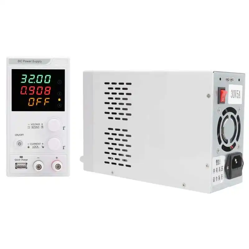 DC Регулируемый Питание 30V/5A Напряжение регулирования стабилизатор светодиодный