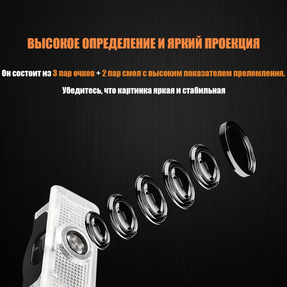 Для Mercedes Benz W203 W209 W240 R171 R199 SLK CLK SLR C класса 2X светодиодный логотип автомобиля двери