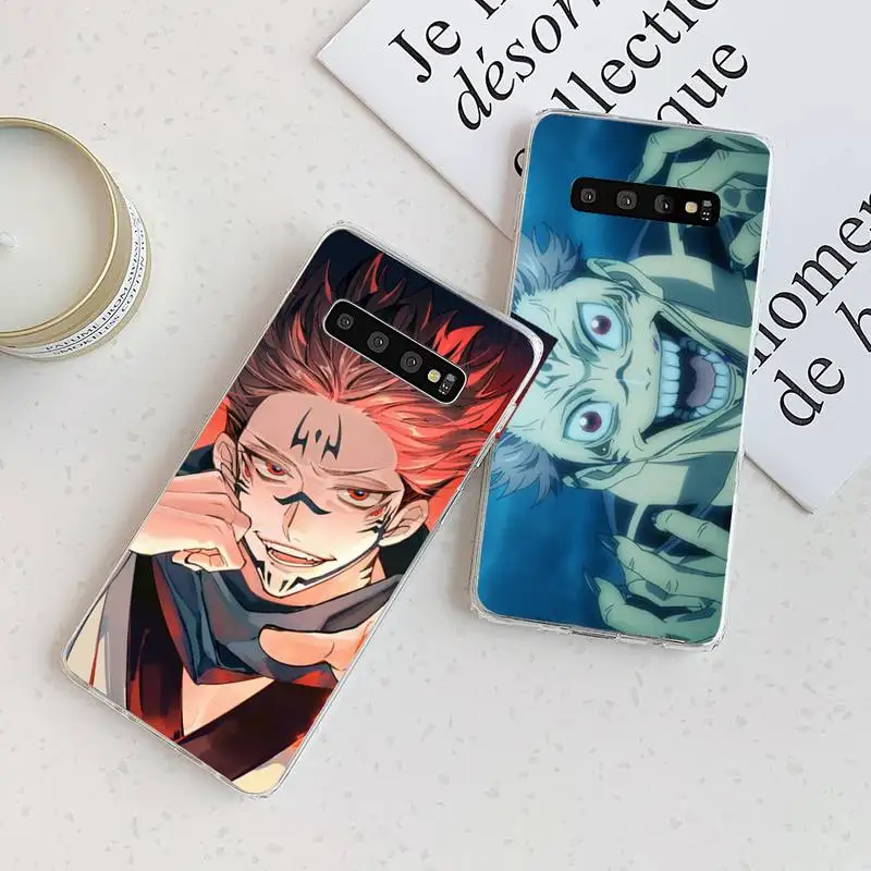 

Jujutsu Kaisen Anime Phone Case Transparent For Samsung Galaxy A S Note 9 11 10 51 50 71 70 80 20 21 30s ultra plus