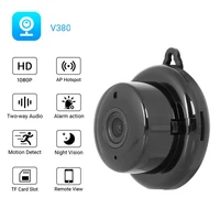 mini wifi ip camera hd 1080p wireless indoor camera infrared nightvision two way audio motion detection baby monitor v380