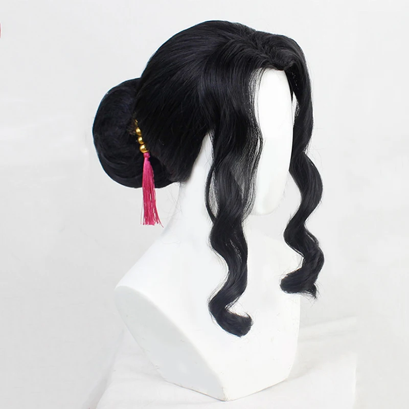 Парик для косплея киметсу но айба из аниме комикс термостойкий синтетический