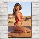 Женское сексуальное бикини foocome Nina Agdal, современная картина на стену, шелковые постеры и принты, украшение для дома в гостиной