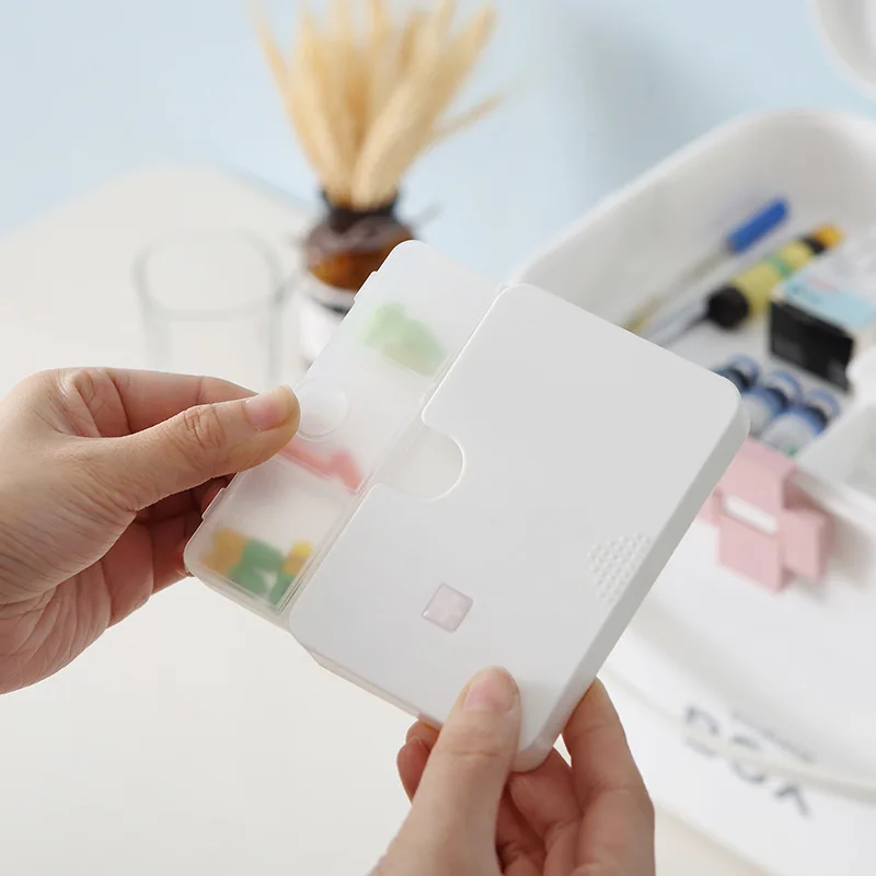 Бытовая большая емкость двухслойная портативная аварийная медицинская коробка