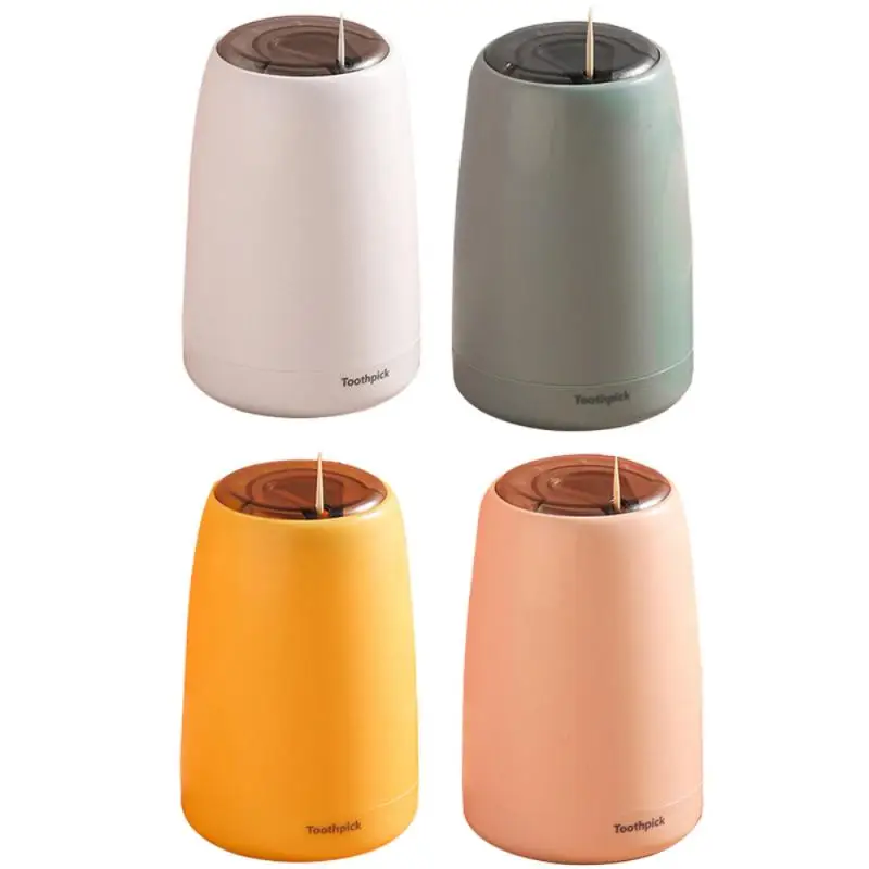 

Automatic Toothpick Holders Press Type Toothpick Box Toothpick Storage Organizer