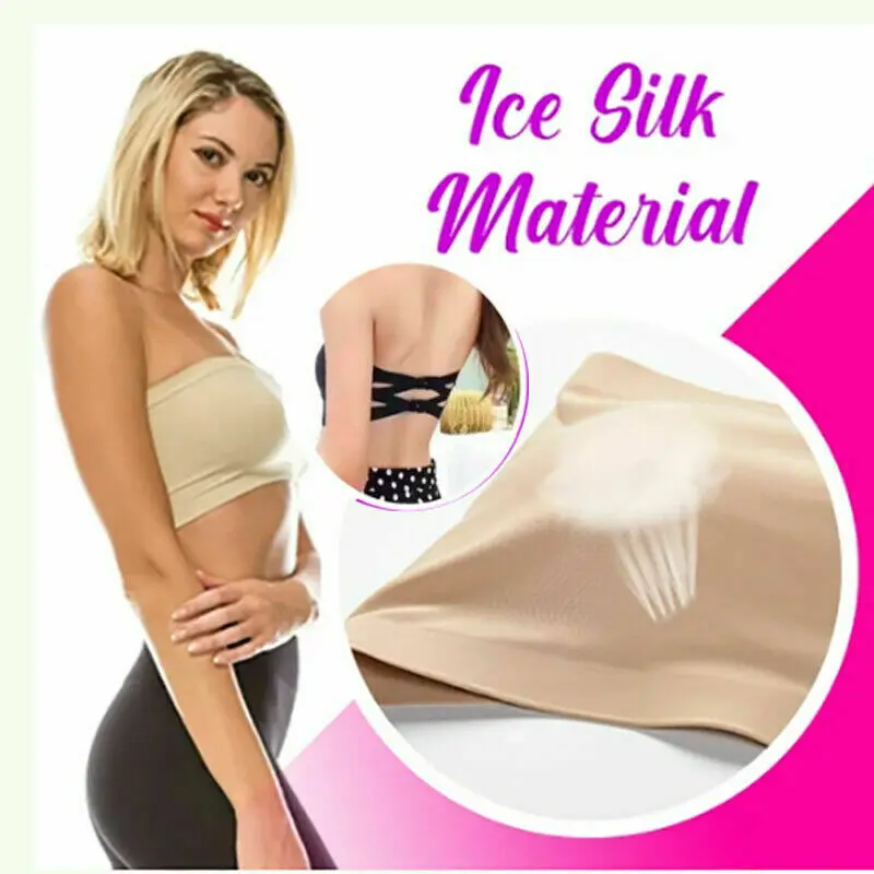 

New One Piece Seamless Tube Top Women Invisible Bra Intimates Strapless Bustier Corset Breathable Wrapped Chest Sexy Lingerie