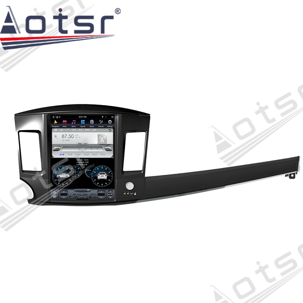 Автомагнитола на Android 9 с GPS-навигацией для Mitsubishi Lancer 2007-2017 мультимедийный плеер 2Din