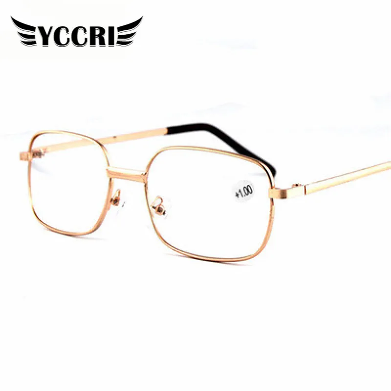 2021Men Women Reading Glasses Metal Frame Presbyopia Glasses Resin Lenses Comfy Light Reading Glasses +1.0 To 4.0