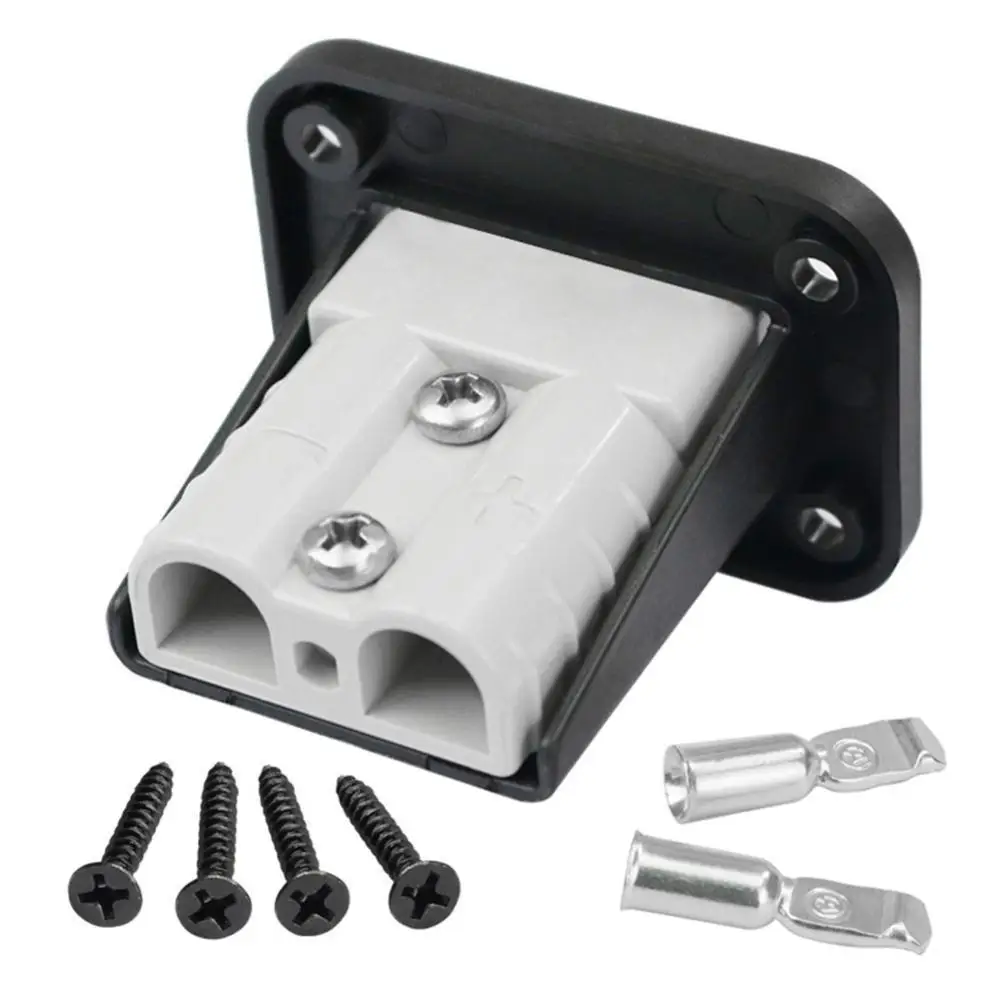 

Car Socket Panel High Current Socket Flush Mount 50 Amp Anderson Plug Mounting Bracket Panel Cover For Caravan Camper Boat Truck