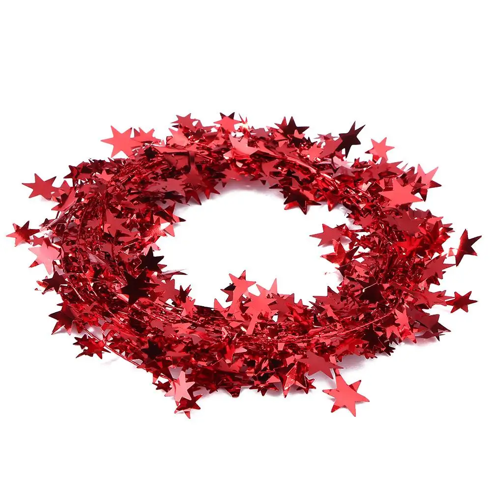 Искусственный 7 5 м цельный цвет ротанга Звезда гирлянда провода Рождество