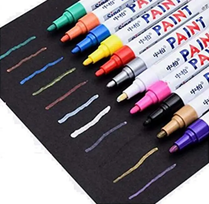 1PC Universal White Car Motorcycle Permanent Tyre Tire Tread Rubber Paint Marker Pen hot selling | Автомобили и мотоциклы